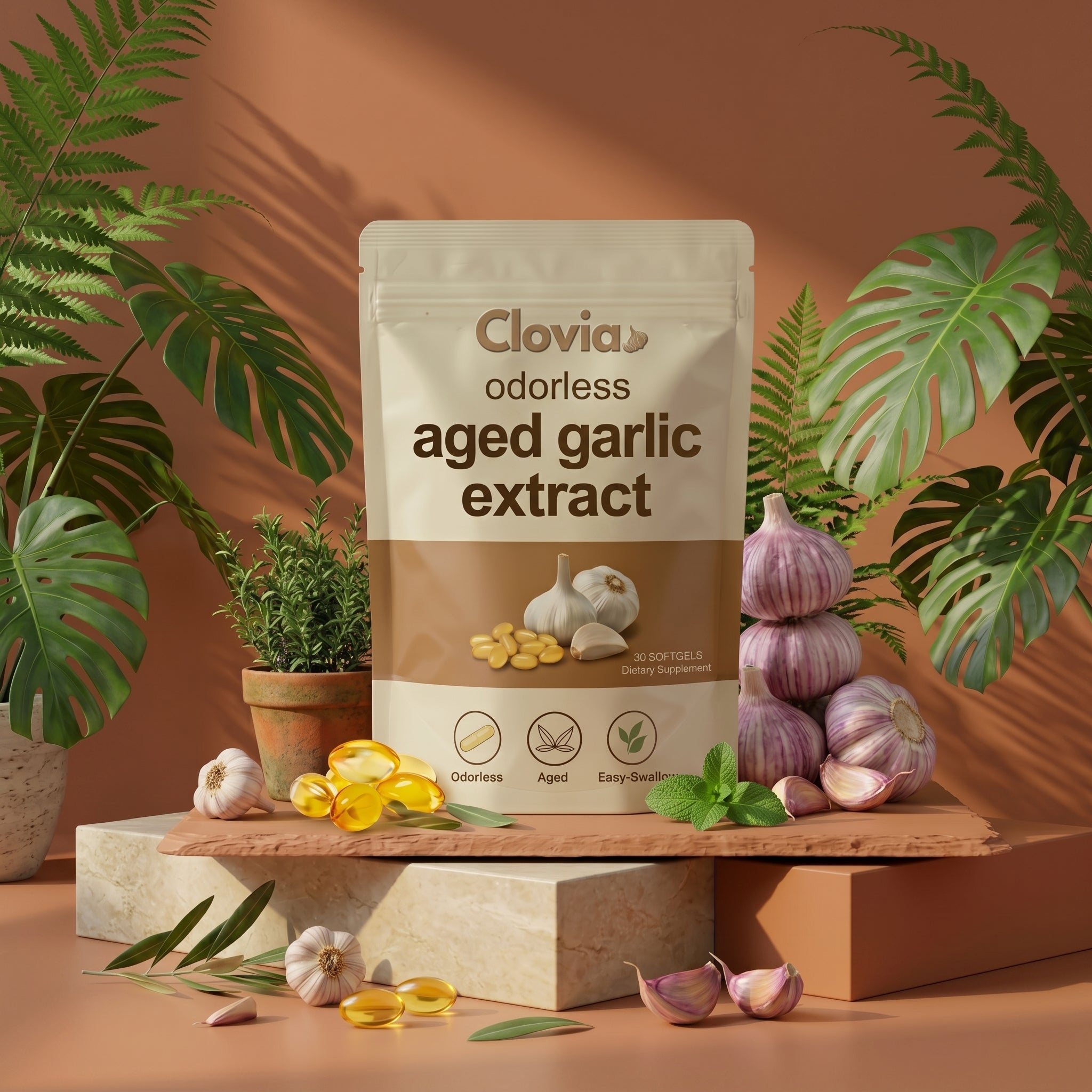 Aged Garlic Extract 24-Month Fermented for Real Absorption